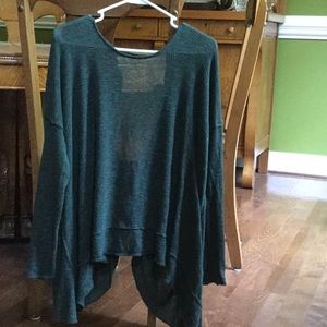 Free People green top